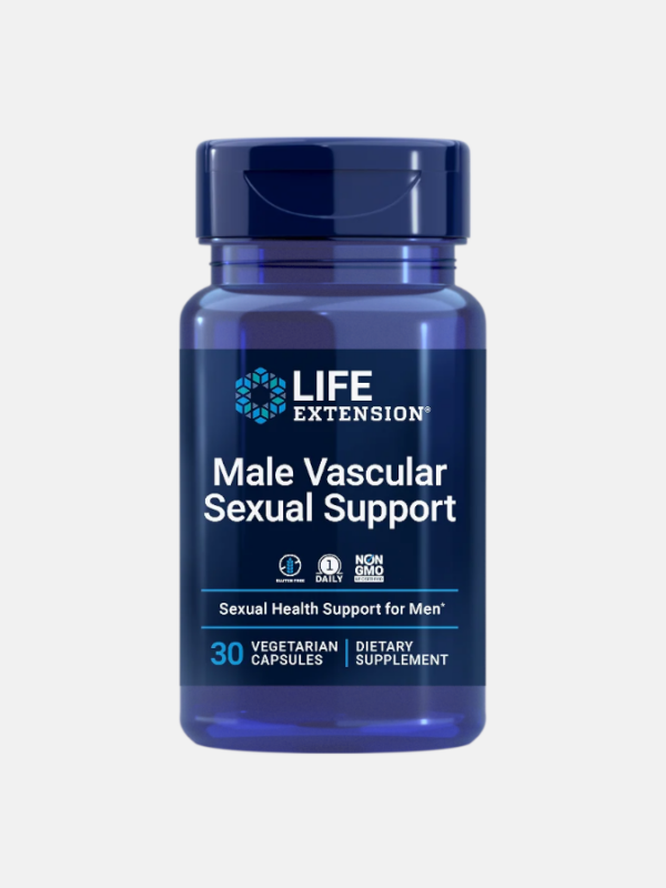 Male Vascular Sexual Support - 30 cápsulas - Life Extension