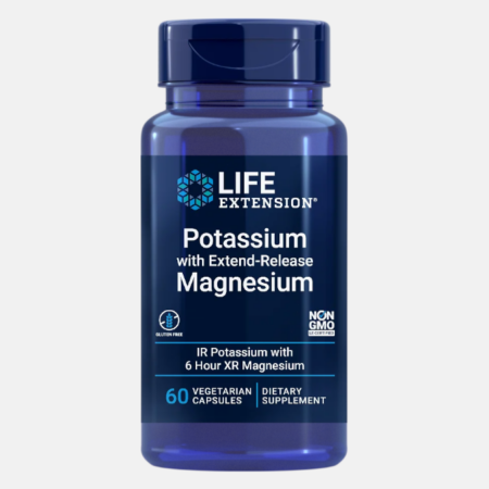 Potassium with Extend-Release Magnesium – 60 cápsulas – Life Extension