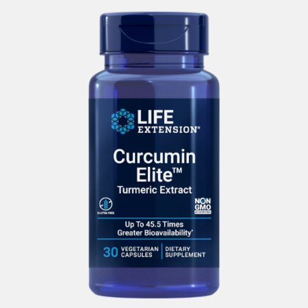 Curcumin Elite Turmeric Extract – 30 cápsulas – Life Extension