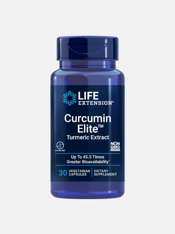 Curcumin Elite Turmeric Extract - 30 cápsulas - Life Extension