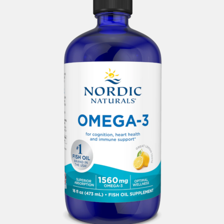 Omega-3 1560mg Lemon – 473ml – Nordic Naturals