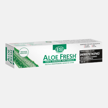 Gel Dentífrico Aloe Fresh Whitening Bamboo Charcoal – 100ml – ESI