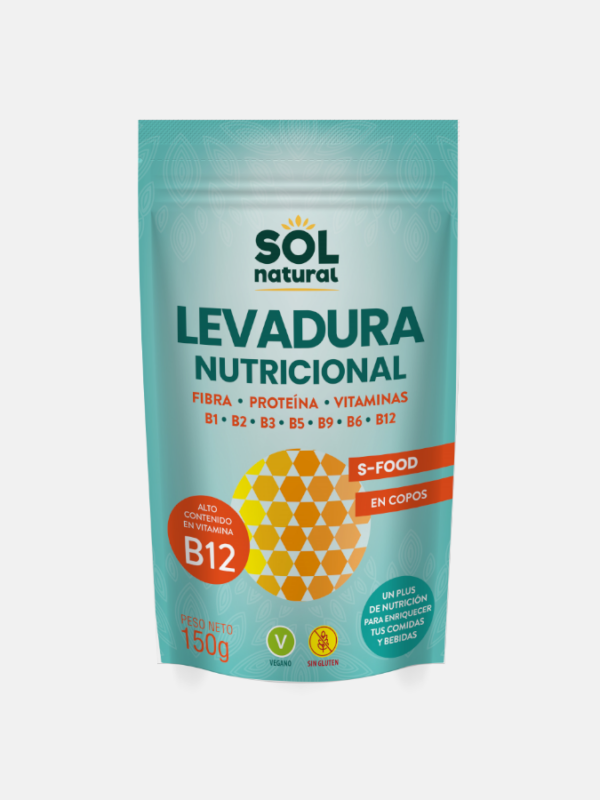 Levedura Nutricional B12 - 150g - SOL Natural