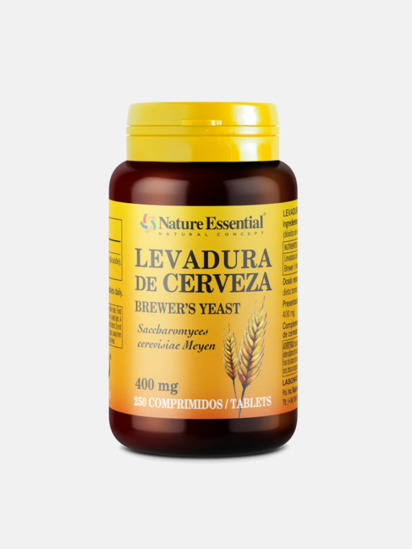 Levedura de Cerveja 400 mg - 250 comprimidos - Nature Essential