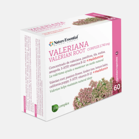 Valeriana Complex 2740mg – 60 cápsulas – Nature Essential