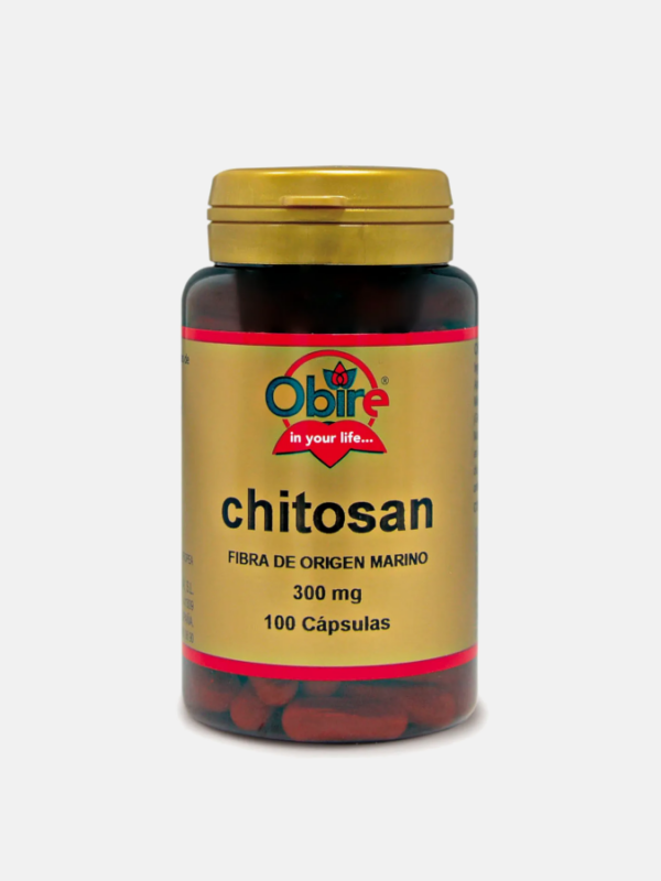 Chitosan 300mg - 100 cápsulas - Obire