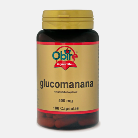 Glucomanano – 500mg – 100 cápsulas – Obire