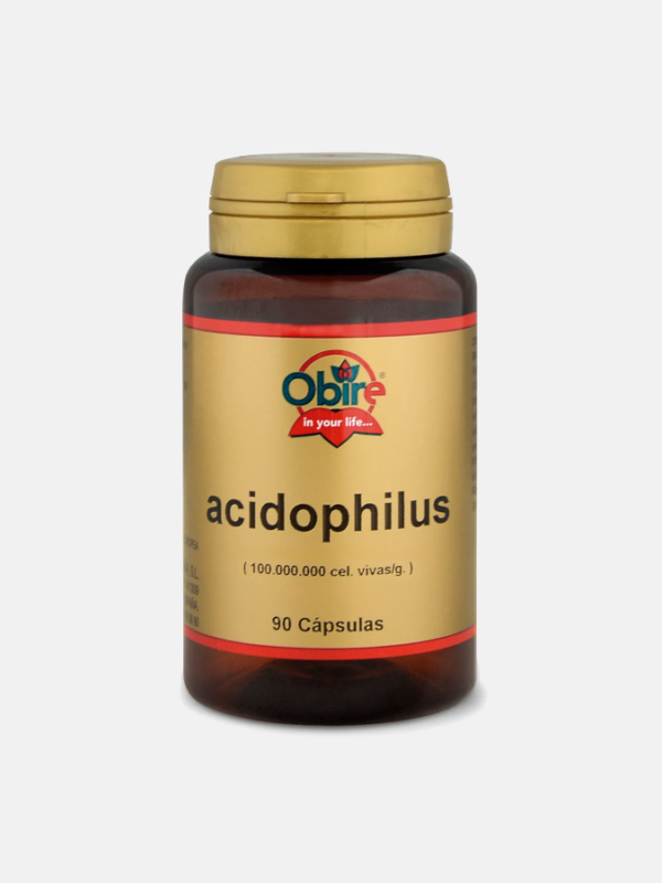 Acidophilus 400 mg - 90 cápsulas - Obire