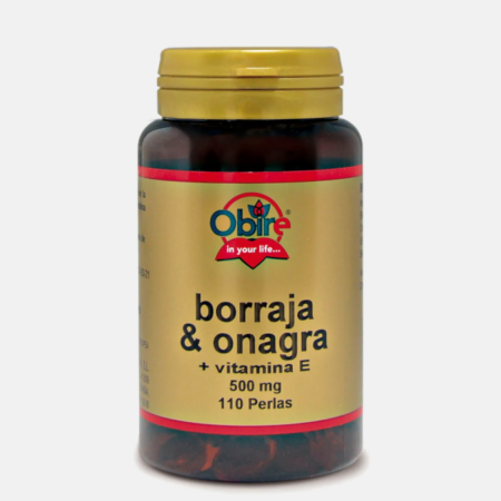 Borragem & Onagra 500mg – 110 cápsulas – Obire