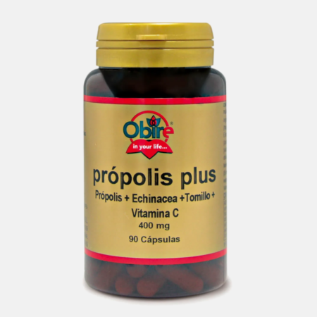 Própolis Plus – 400mg – 90 cápsulas – Obire