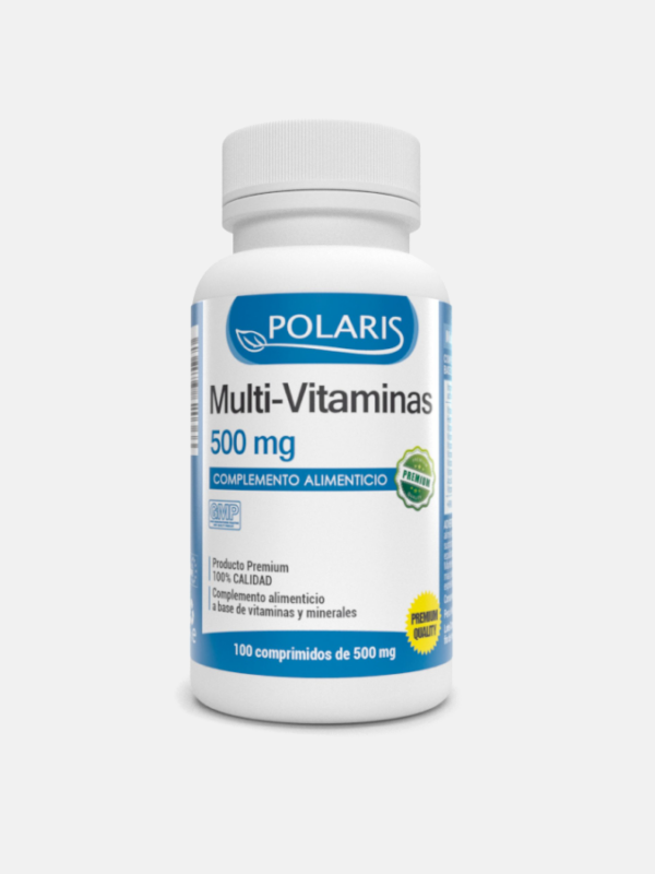 Multi-Vitaminas 500mg - 100 comprimidos - Polaris