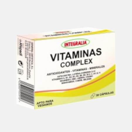 Vitaminas Complex – 30 cápsulas – Integralia