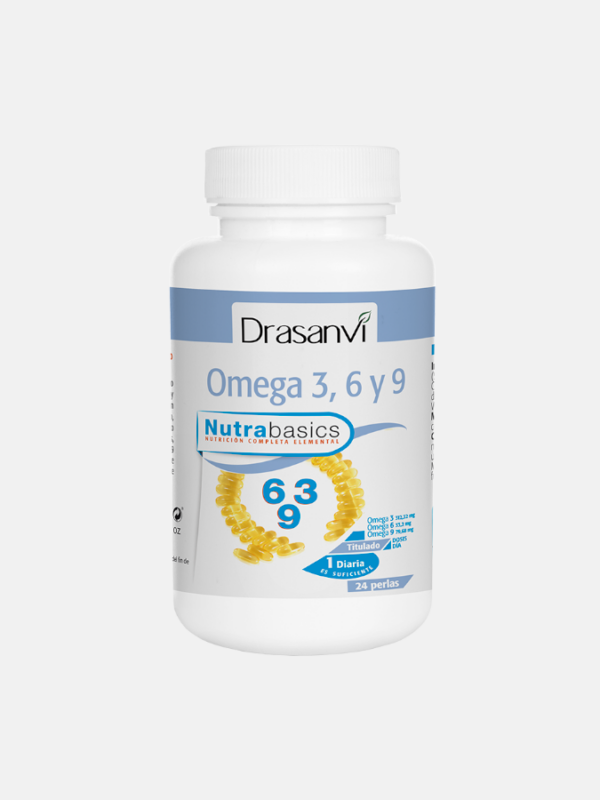 Nutrabasics Omega 3, 6 e 9 - 24 cápsulas - Drasanvi
