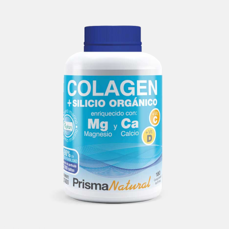 Colagénio + Silício Orgânico Peptan + Magnésio + Cálcio – 180 comprimidos – Prisma Natural