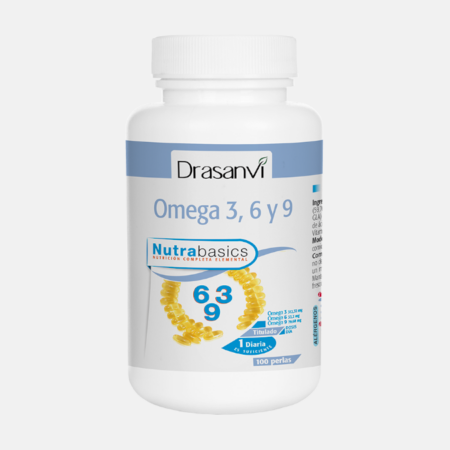 Nutrabasics Omega 3, 6 e 9 – 100 cápsulas – Drasanvi