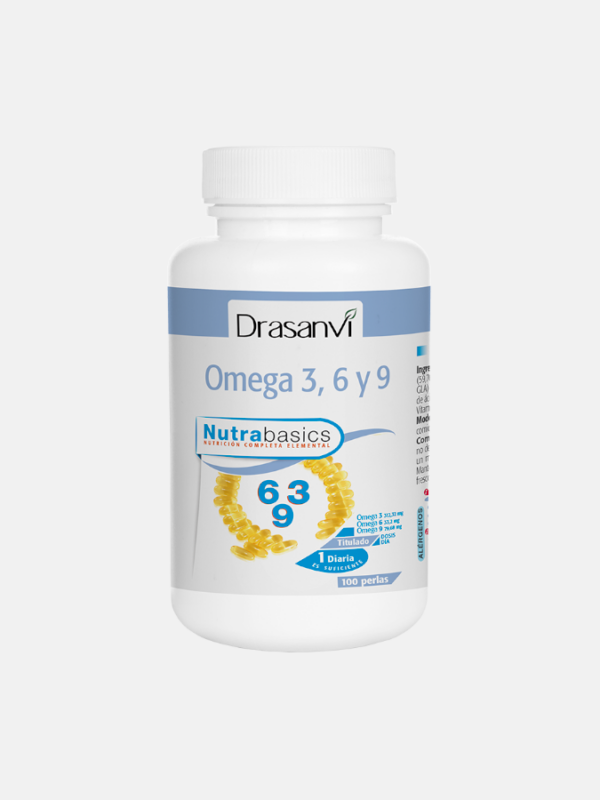 Nutrabasics Omega 3, 6 e 9 - 100 cápsulas - Drasanvi