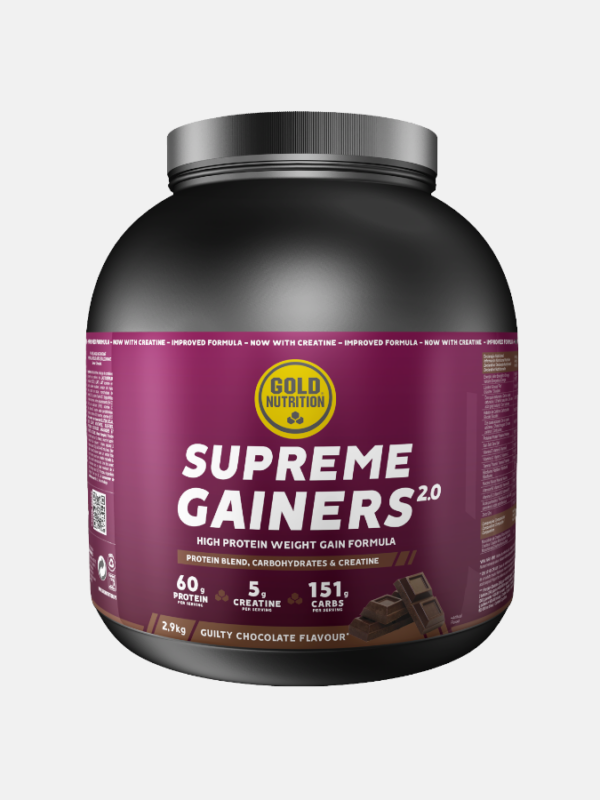 Supreme Gainers 2.0 Chocolate - 2,9kg - Gold Nutrition