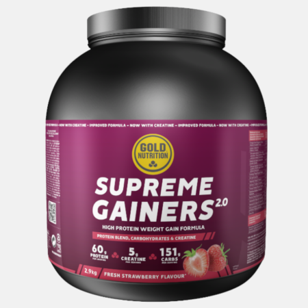 Supreme Gainers 2.0 Morango – 2,9kg – Gold Nutrition