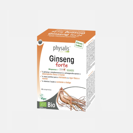Ginseng forte – 30 comprimidos – Physalis