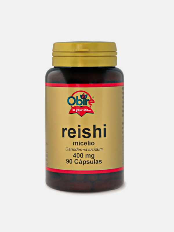 Reishi 400mg - 90 cápsulas - Obire