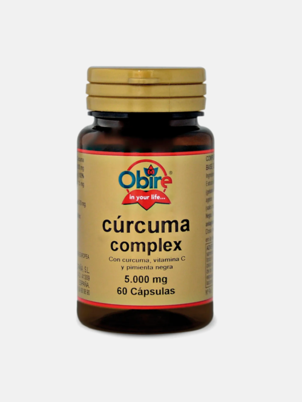 Curcuma Complex 5000mg - 60 cápsulas - Obire
