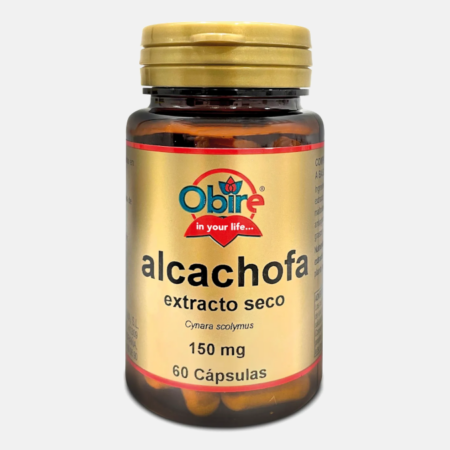 Alcachofra 150mg – 60 cápsulas – Obire