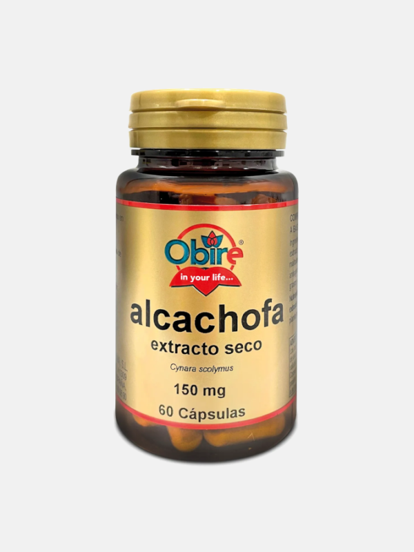 Alcachofra 150mg - 60 cápsulas - Obire