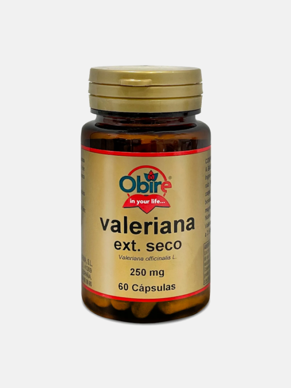 Valeriana 250mg - 60 cápsulas - Obire
