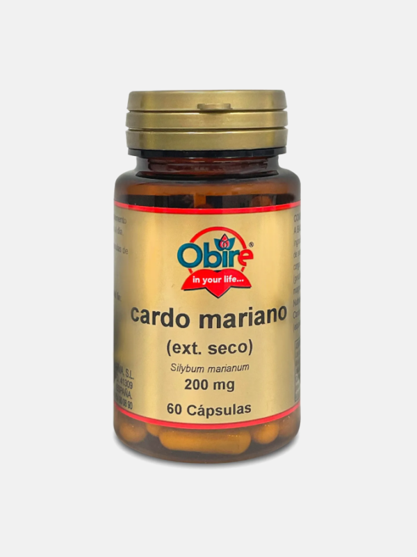 Cardo Mariano 200mg - 60 cápsulas - Obire