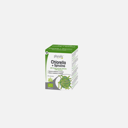 Physalis Chlorella + Spirulina – 200 comprimidos – Biocêutic
