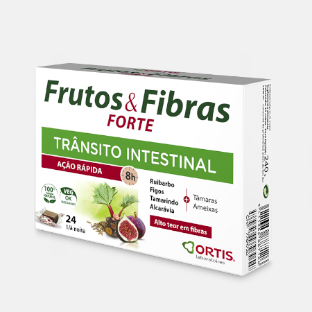 Frutos e Fibras Forte – 24 cubos – Ortis