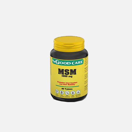 MSM 1500 mg – 60 comprimidos – Good Care