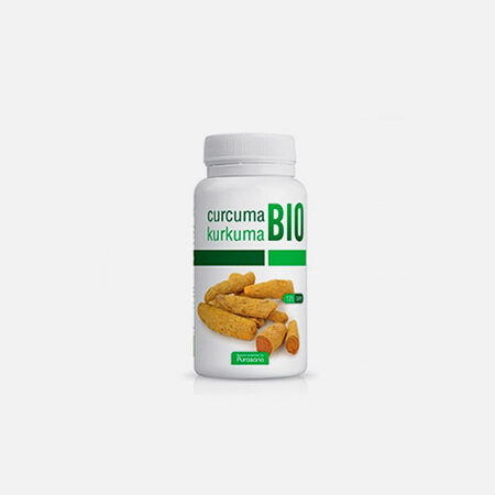 Turmeric (Curcuma) BIO 325 mg – Purasana – 120 cápsulas