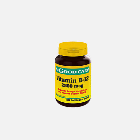 Vitamina B12 2500 mcg – 100 comprimidos – Good Care