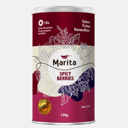 Marita Drink Spicy Berries sabor Frutas Vermelhas – 150 g