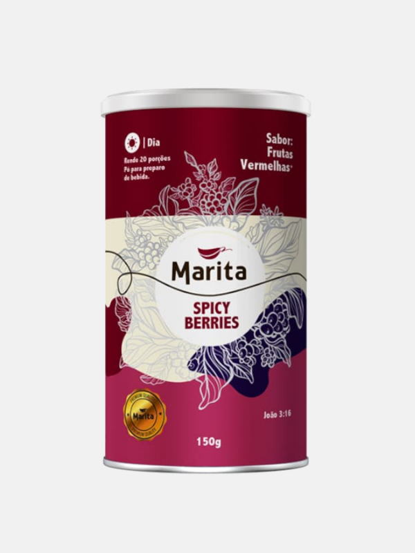 Marita Drink Spicy Berries sabor Frutas Vermelhas - 150 g