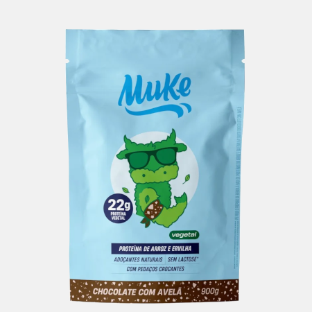 Muke Proteína Vegetal Chocolate Avelã – 900g – +Mu