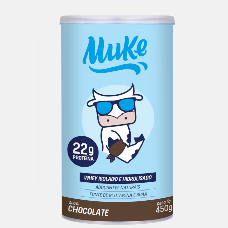 Muke Proteina Whey Isolado Chocolate – 450g – +Mu
