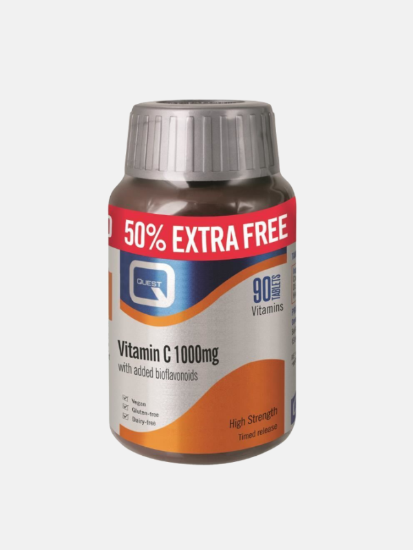 Vitamin C 1000mg - 60+30 comprimidos - Quest