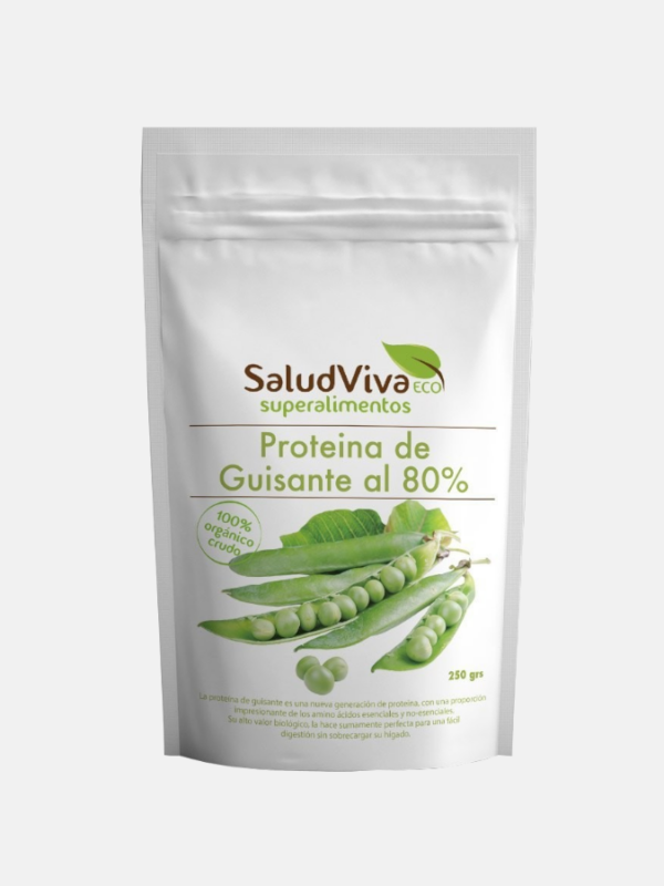 Proteína de Ervilha 80% Bio em pó - 250g - Salud Viva