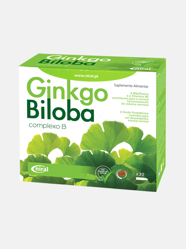 Ginkgo Biloba Complexo B - 30 ampolas - Niral