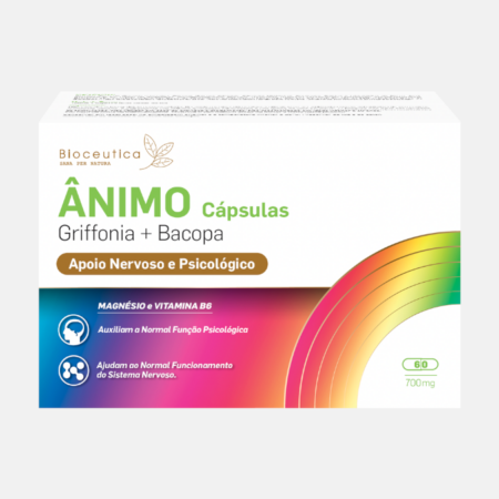 Ânimo Griffonia + Bacopa – 60 cápsulas – Bioceutica