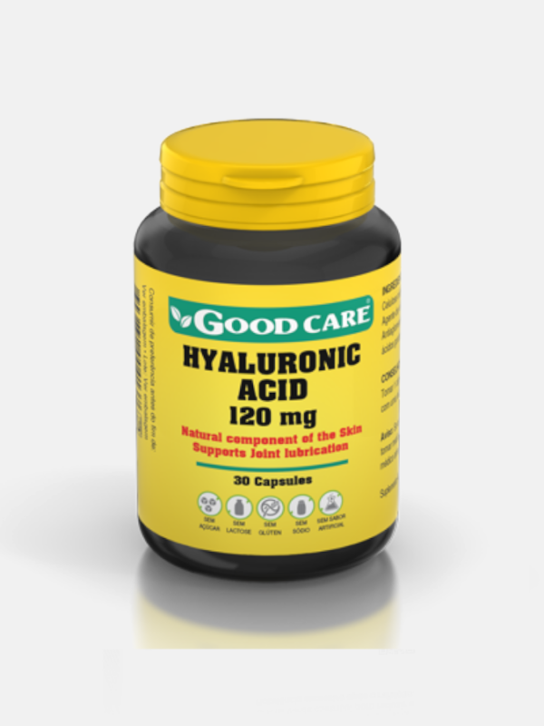 Hyaluronic Acid 120 mg - 30 cápsulas - Good Care