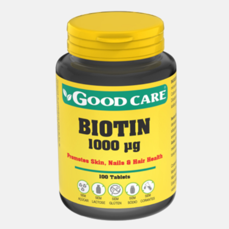 BIOTINA 1000 mcg – 100 comprimidos – Good Care