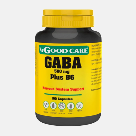 Gaba 500mg plus B6 – 100 cápsulas – Good Care
