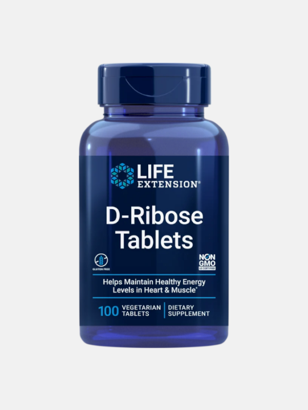 D-Ribose - 100 comprimidos - Life Extension