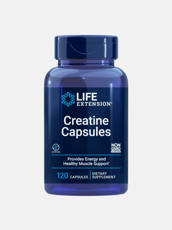 Creatine Capsules - 120 cápsulas - Life Extension