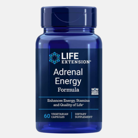 Adrenal Energy Formula – 60 cápsulas – Life Extension