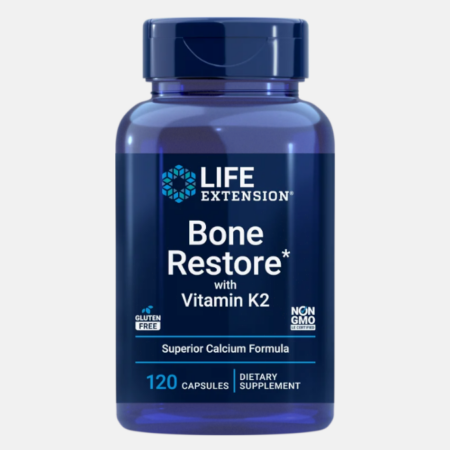 Bone Restore with Vitamin K2 – 120 cápsulas – Life Extension