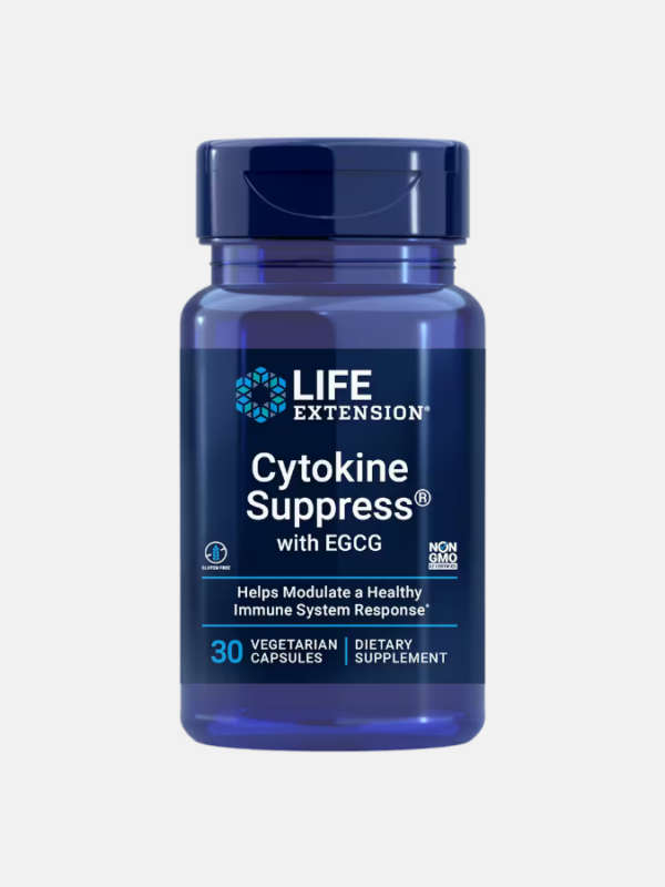 Cytokine Suppress with EGCG - 30 cápsulas - Life Extension